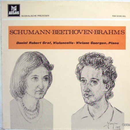 Schumann - Beethoven-Brahms  - Daniel Robert Graf, Viviane Goergen ‎|FSM Aulos ‎– FSM 53535 AUL