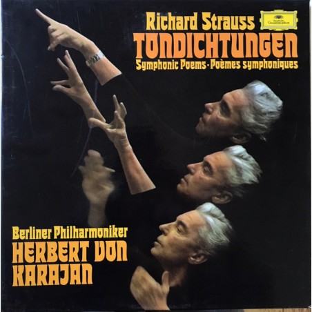 Strauss Richard‎– Tondichtungen - Herbert von Karajan, Berliner Philharmoniker| DG ‎– 2740 111-5 LP-Box