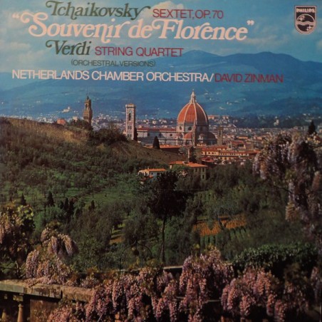 Tchaikovsky- Verdi-Souvenir De Florence / String Quartet For Orchestra-Zinman |Philips ‎– 9500 104