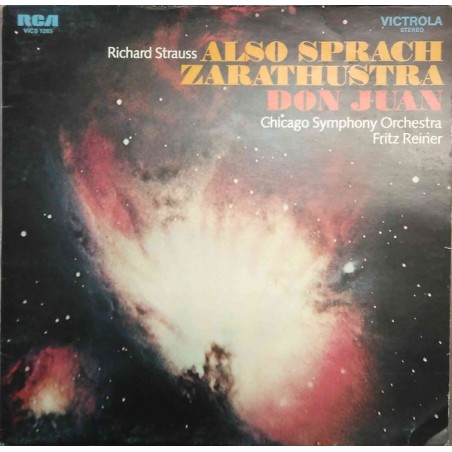 Strauss Richard – Also Sprach Zarathustra / Don Juan-Chicago Symphony Orchestra-Fritz Reiner |RCA Victrola ‎– VICS 1265‎