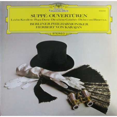 Suppé ‎– Ouvertüren - Leichte Kavallerie-Pique Dame...-Berliner Philharmoniker-Karajan  |1970    DG 2530 051