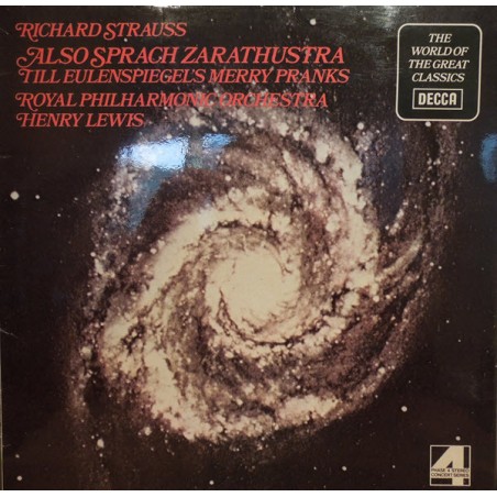 Strauss Richard -Also sprach Zarathustra - Till Eulenspiegel |1975   Decca ‎– SPA 397