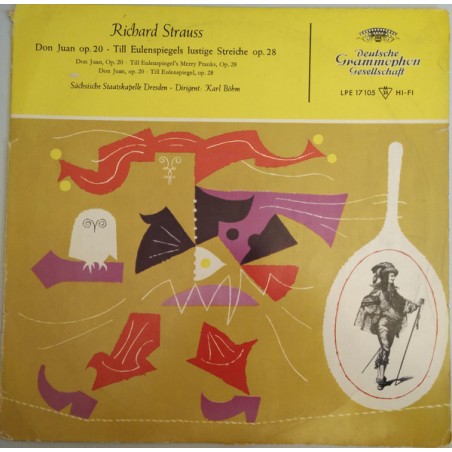 Strauss Richard -Don Juan Op. 20 • Till Eulenspiegels lustige Streiche- Karl Böhm|1958    DG – LPE 17 105-10" Vinyl