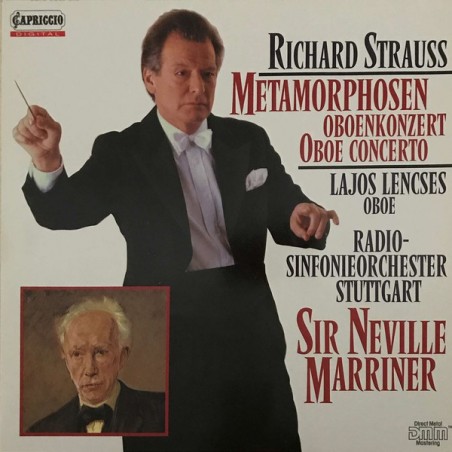 Strauss Richard – Metamorphosen • Oboenkonzert- Sir Neville Marriner |1988    Capriccio – C 27 231
