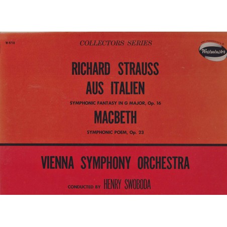 Strauss Richard- Aus Italian, Macbeth|Westminster W-9710