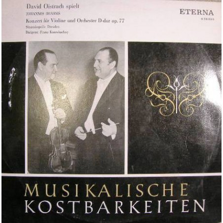 Brahms ‎Johannes – Konzert für Violine und Orchester D-dur op. 77|1969   ETERNA ‎– 8 20 003