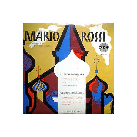 Tschaikowsky-Rimsky-Korssakow -Capriccio Italien - 1812 Ouverture Solenelle ...-Mario Rossi|Amadeo ‎– AVRS 6020