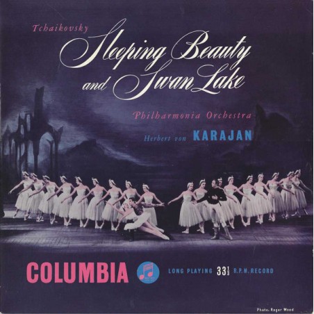 Tchaikovsky-Sleeping Beauty and Swan Lake- Herbert von Karajan ‎|1953    Columbia ‎– 33CX 1065