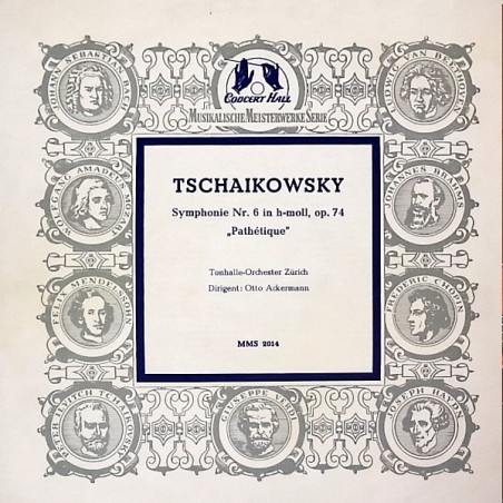 Tchaikovsky – Symphony No. 6 In B Minor "Pathetique" - Opus 74 -Zurich Tonhalle Orchestra-Ackermann ‎|MMS-2014