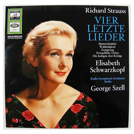 Strauss Richard – Vier Letzte Lieder -Elisabeth Schwarzkopf -George Szell |‎ EMI ‎– SMC 91 482