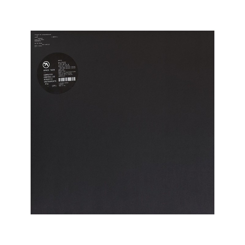 Aphex Twin – Computer Controlled Acoustic Instruments Pt2 (EP)|2015 WAP375 Aphex Twin – Computer Controlled Acoustic Instruments Pt2 (EP)|2015 WAP375