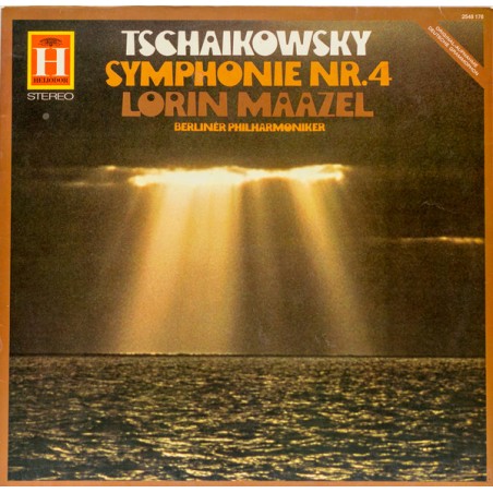 Tschaikovsky, Symphony No. 4 In F Minor, Op. 36- Lorin Maazel, Berliner Philharmoniker ‎|Heliodor ‎– 2548 176