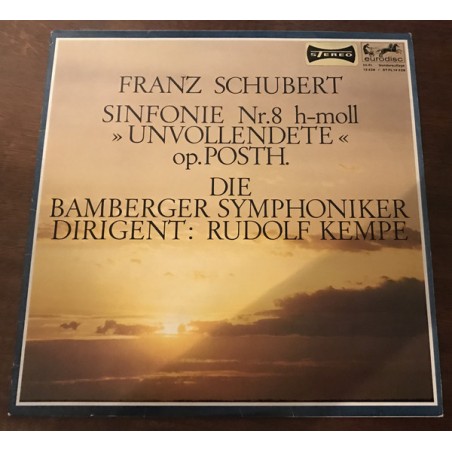 Schubert -Sinfonie Nr.8 "Unvollendete" Op. Posth.- Bamberger Symphoniker, Rudolf Kempe  |Eurodisc ‎– ST PL 14 428-10" Vinyl