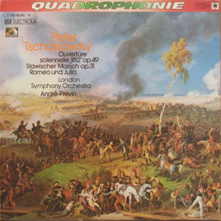 Tschaikowsky-Ouvertüre Solennelle "1812" Op. 49, Slawischer Marsch Op. 31...-LSO- Previn|29675-6 Club Edition