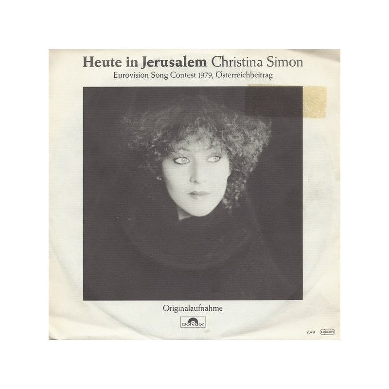 Simon Christina– Heute In Jerusalem|1979     Polydor ‎– 2048 245
