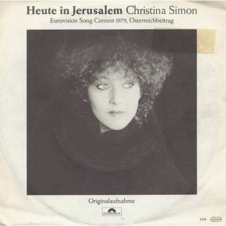 Simon Christina– Heute In Jerusalem|1979     Polydor ‎– 2048 245
