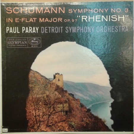 Schumann-Symphony No. 3-Detroit Symphony Orchestra, Paul Paray| 1958   Mercury ‎– MG 50133