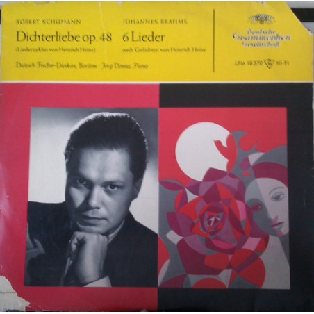 Schumann-Brahms-Dichterliebe Op.48-6 Lieder-Dietrich Fischer-Dieskau-Jörg Demus ‎|DG  ‎– LPM 18370