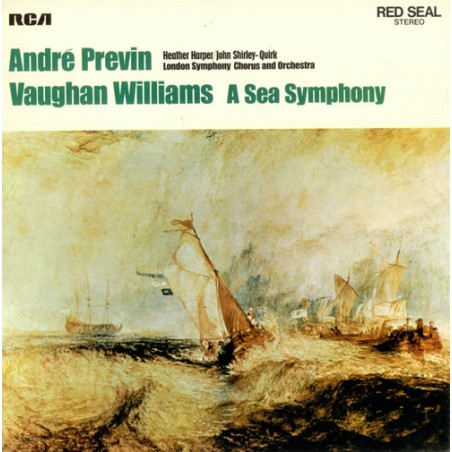 Williams Vaughan ‎– A Sea Symphony- André Previn -London Symphony Chorus and Orchestra|1970   RCA Red Seal ‎– SER 5585