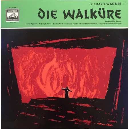 Wagner Richard ‎– Die Walküre-  Wilhelm Furtwängler|Electrola ‎– E 80 039
