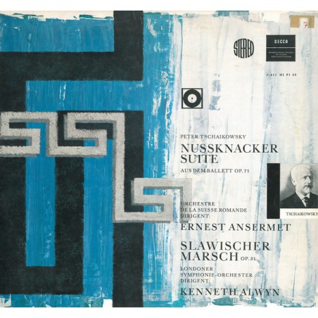 Tschaikowsky-Nussknacker Suite OP.71 / Slawischer Marsch OP. 31 -Ernest Ansermet, LSO|Decca ‎– F-121
