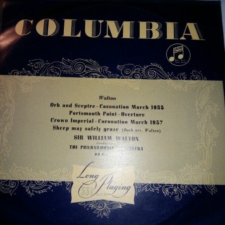 Walton-Orb and Sceptre - Coronation March-Portsmouth Point ...|1953   Columbia ‎– 33 C 1016-10" Vinyl