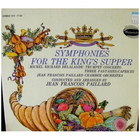 Delalande- Symphonies for the King's Supper -Paillard - Westminster WST 17104