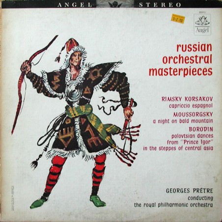 Rimsky Korsakov-Mussorgsky-Borodin – Russian Orchestral Masterpieces -Georges Prêtre |Angel Records ‎– S 35951