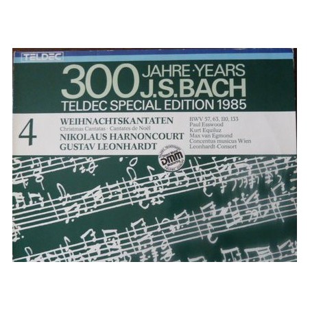 Bach J. S.-Weihnachtskantaten- Harnoncourt - Concentus Musicus Wien-BWV 57, 63, 110, 133|1985    TELDEC ‎– 6.48234