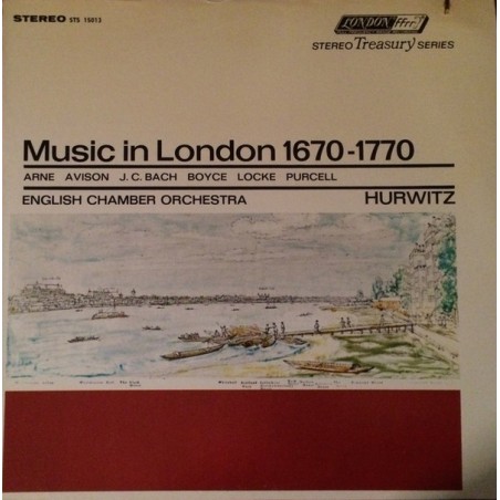 Arne-Avison- J.C. Bach- Boyce- Locke- Purcell-‎  Music In London 1670-1770|1967   London Records ‎– STS 15013