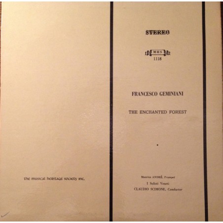 Geminiani Francesco -The Enchanted Forest- Maurice André, I Solisti Veneti, Claudio Scimone |MHS 1118