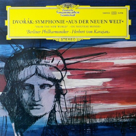 Dvořák-Symphonie "Aus Der Neuen Welt"- Berliner Philharmoniker ‧ Herbert von Karajan ‎| DG ‎– 138 922 SLPM