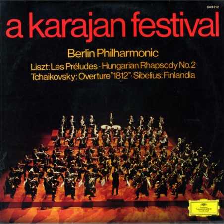 Berliner Philharmoniker - Herbert Von Karajan ‎– A Karajan Festival|1968     DG – 643 212