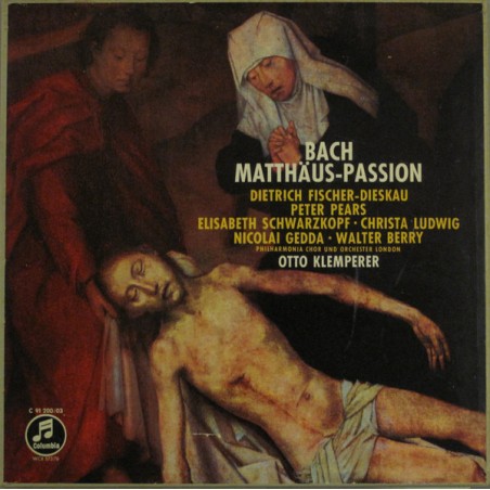 Bach ‎– Matthäus-Passion- Fischer-Dieskau-Ludwig- Gedda-Berry-Klemperer| Columbia ‎– C 91 200/03-4 LP Box