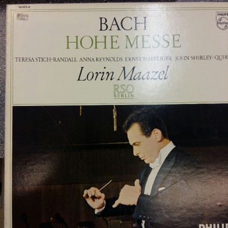 Bach  ‎– Hohe Messe -Lorin Maazel, Radio-Symphonie-Orchester Berlin |Philips ‎– 29 623-6- 3LP Box