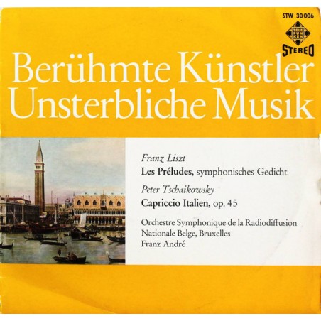 Liszt -Tschaikowsky-Les Préludes / Capriccio Italien-Franz André|Telefunken ‎– STW 30 006-10" Vinyl