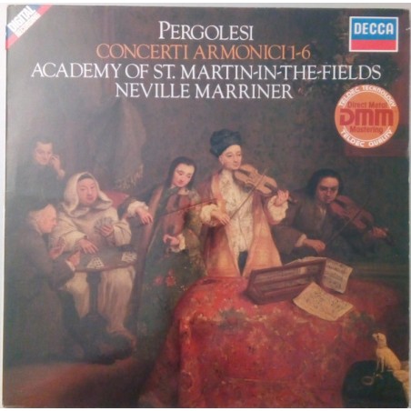 Pergolesi Giovanni Battista - Concerti Armonici 1-6- Academy Of St. Martin-In-The-Fields- Marriner|1983    Decca ‎– 6.42688 AZ