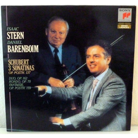 Schubert-3 Sonatinas - Rondo - Fantasie - Op. Posth. 159 -Barenboim |1990   Sony Classical ‎– S2 44504