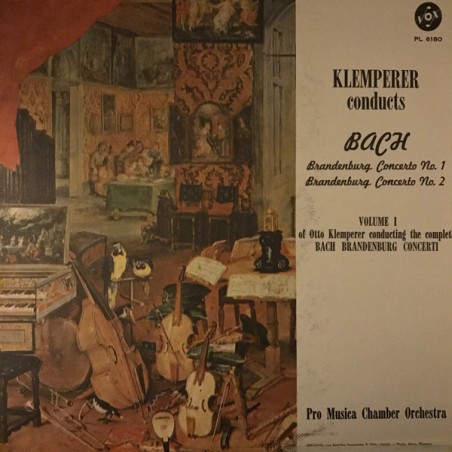 Bach-Brandenburg Concerto No. 1 / No. 2- Otto Klemperer ‎|1963    VOX-PL-6180