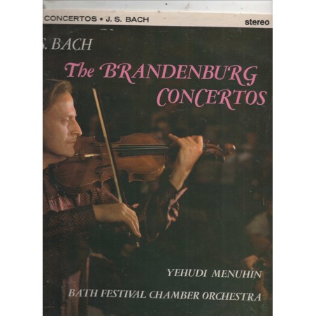 Bach J.S. - The Brandenburg Concertos- Yehudi Menuhin ‎|His Master's Voice ‎– ASD 327