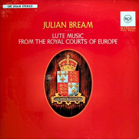 Bream ‎Julian - Lute Music From The Royal Courts Of Europe|1966    RCA Victor Red Seal ‎– LSC 2924-B