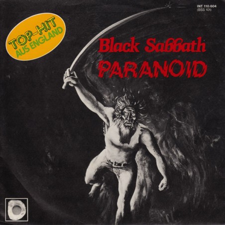 Black Sabbath ‎– Paranoid|1981   Intercord ‎– INT 110.604-Single