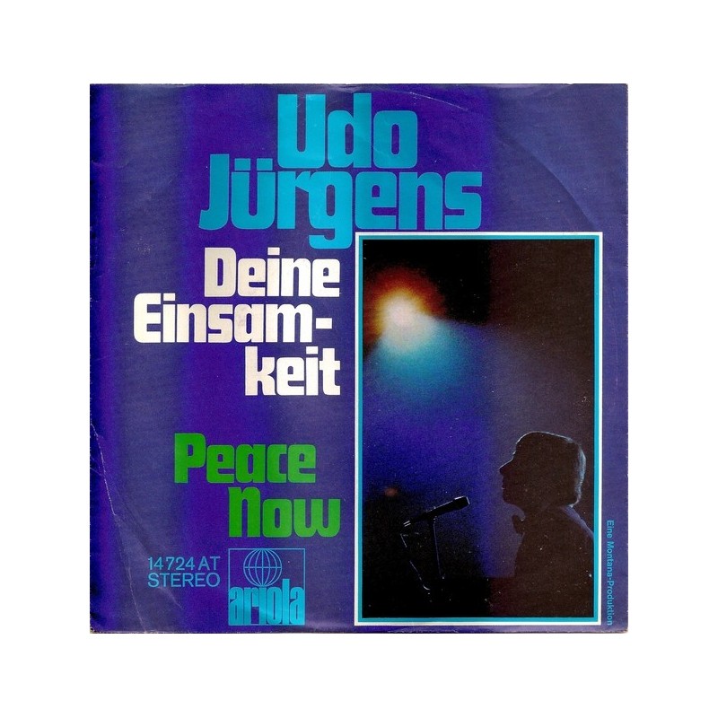 Jürgens ‎Udo– Deine Einsamkeit|1970    Ariola ‎– 14 724 AT