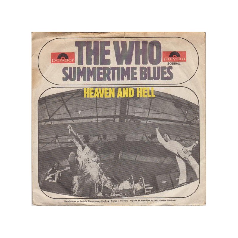 the who summertime blues
