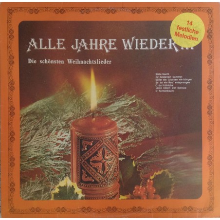 Various ‎– Alle Jahre Wieder - Die schönsten Weihnachtslieder|Not On Label ‎– RSLP 200