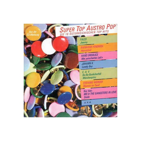 Various ‎– Super Top Austro Pop|1986    Columbia ‎– 12 C 086-2609441