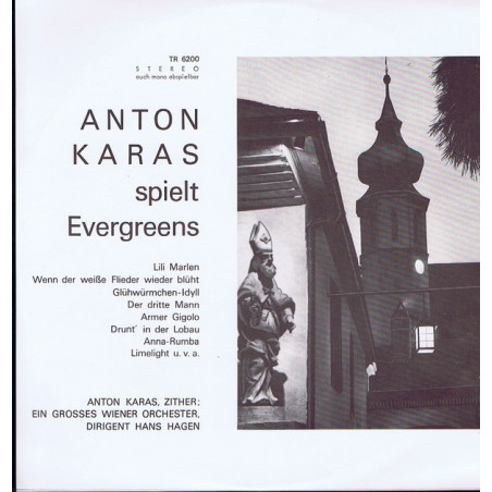 Karas ‎Anton – Spielt Evergreens|Vienna Disc ‎– TR 6200