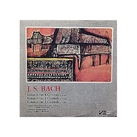 Bach J. S.-Konzert Für 4 Cembali-Konzert Für 2 Cembali In c-moll...-Jerusalemer Kammerorchester|Concert Hall ‎– SMS - 2470