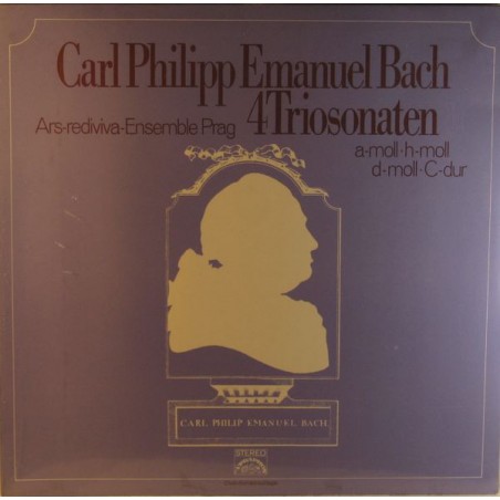 Bach C.Ph.E.-4 Triosonaten- Ars-rediviva-Ensemble Prag |1969    Supraphon ‎– 64 289