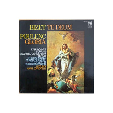 Bizet-Poulenc -Te Deum / Gloria-Siegfried Jerusalem -Hans Zanotelli ‎|Turnabout ‎– tvs 37134